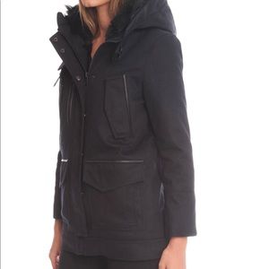 Kooples Cotton Twill Parka